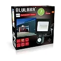 HWH LED Fluter, 110°, 30W, 4000K, 2500lm, IP44, mit PIR-Sensor, schwenkbar, schwarz