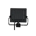 HWH LED Fluter, 110°, 50W, 4000K, 4300lm, IP44, mit PIR-Sensor, schwenkbar, schwarz