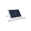 HWH LED Solar Feuchtraumleuchte HUMILED SLIM FIX, 120°, 10W, 4000K, 600lm, Akku 4x18650 3,7V 4400mAh, IP65, mit PIR-Sensor, weiß