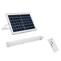 HWH LED Solar Feuchtraumleuchte HUMILED SLIM FIX, 120°, 10W, 4000K, 600lm, Akku 4x18650 3,7V 4400mAh, IP65, mit PIR-Sensor, weiß