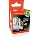 HWH LED Stiftsockellampe, 5er Set, 300°, G9, 2,6W, 3000K, 320lm