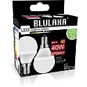 HWH LED SMD Lampe G45, 2er Set, 150°, E14, 5W, 4000K, 470lm