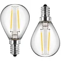 filament lamp set of 2 G45 E14 2,5W 250lm 2700K 300° 