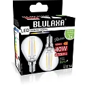 HWH filament lamp set of 2 G45 E14 4,5W 470lm 4000K 300° 