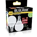 HWH LED SMD Lampe G45, 2er Set, 150°, E14, 3W, 2700K, 250lm