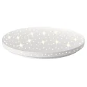 LED Wand-/Deckenleuchte PROMINA S Sternenhimmel, 120°, 12W, 3000K, 1200lm, rund, weiß