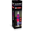 HWH LED Lavaleuchte, 34cm, 310ml, 20W, 1200-5300K, 2lm, IP20, rosa Wachs + lila Flüssigkeit