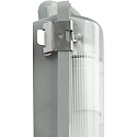 HWH LED Feuchtraumwannleuchte PROFILINE HUMI-LED VARI, 150cm, 1x 28W, 4000K, 4200lm, IP65, grau/transparent
