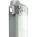 HWH LED Feuchtraumwannleuchte PROFILINE HUMI-LED VARI, 150cm, 1x 28W, 4000K, 4200lm, IP65, grau/transparent