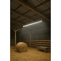 HWH LED Feuchtraumwannleuchte PROFILINE HUMI-LED VARI, 150cm, 1x 28W, 4000K, 4200lm, IP65, grau/transparent