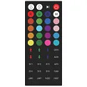 HWH Outdoor LED Strip PU COATED, IP44, 18W RGB 150lm 120°, 2er-Set mit Fernbedienung + Netzteil + Verbinder, 500cm / 1cm, weiß