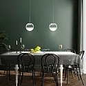 pendant luminaire BLOP MOLL LV S IP20, chrome dimmable