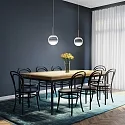 pendant luminaire BLOP MOLL LV S IP20, chrome dimmable