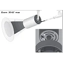 LED Strahler STAR SPOT 30-65° AC C, 10W,800lm, 2700K, IP20, CRI 90, dimmbar, mattchrom