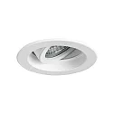 NV-Einbaustrahler, IP20, 12V, GX5.3 max. 50W, rund, schwenkbar, Weiß