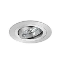 NV-Einbaustrahler JANIA-R, IP20, rund, Ø 9.3cm, 12V, GX5.3 max. 13W, schwenkbar, Alu matt