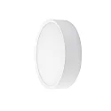 LED Außenwandleuchte EYE, IP65 IK10, rund, 12W 3000/4000/5700K (CCT DIP-Switch), weiß