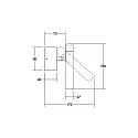 Brumberg wall luminaire IP20, white 