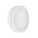 LED Außenwandleuchte EYE, IP65 IK08, rund, mit Seiten-Ring, 18W 3000/4000/5700K (CCT DIP-Switch), weiß
