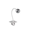 Brumberg LED Einbau-Leseleuchte ARCUS für Gerätedosen, IP20, eckig, mit Flexarm + Schalter, Kugelkopf, 4.5W 360lm 3000K 43°