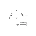Recessed LED furniture luminaire incl. surfaced housing, IP20, Ø 6.5cm, Plug&Play 350mA, 3.6W 3000K 350lm 100°, matt alu