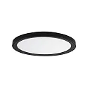 LED Aufbau-Diffusorleuchte SUNNY MIDI, IP20, Ø 44cm, Direkt-Indirekt, 230V, 40W 3000/400/6000K (CCT Switch), dimmbar, schwarz