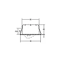 Brumberg LED Einbaustrahler INDIWO83, IP44, rund, Ø 9.5cm, Plug&Play 350mA, 5.5W 3000K 550lm 36°, schwenkbar 30°, Nickel matt