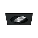 recessed luminaire IP65, glossy, black, transparent  6W 650lm 3000K 20-40° 20-40° CRI 80-89