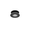 recessed luminaire NAVARINO round, swivelling, rotatable IP20, black matt dimmable 6W 510lm 3000K 24° 24° CRI >80