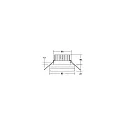 Brumberg downlight NATUNA rigid, built-in version, direct / indirect IP20, black matt dimmable