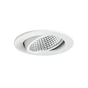 recessed luminaire IP20, glossy, transparent, white dimmable 12W 1230lm 3000K 20-40° 20-40° CRI 80-89