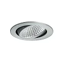 recessed luminaire IP20, glossy, transparent dimmable 12W 1230lm 3000K 20-40° 20-40° CRI 80-89