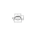 Brumberg LED Einbaustrahler LAKIL-R, Ø 8.2cm, 350mA (ohne BG), 6W 1800-3000K 460lm 38°, dim2warm, schwenkbar, schwarz