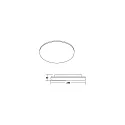 Brumberg outdoor ceiling luminaire BYAM-R MIDI round, CCT Switch, impact resistant, switchable, multipower IP65, white matt 