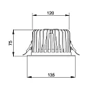 Brumberg LED-Einbaudownlight 230 V AC, 50 Hz, 11, 4000K, weiß