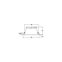 Brumberg LED Einbau-Downlight MUNA MIDI, IP20, Ø 23.2cm, 230V AC, 35W 3000/4000/5700K (CCT) 60°, UGR <19, dimmbar, weiß