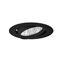 LED Einbaurichtstrahler ATLAS, IP20, 230V, 50 Hz, 2700K-6500K, 32W, 30°, dimmbar, schwarz