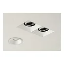 Brumberg Recessed LED system spot COUPLED, 500mA, 8.9W 3000K 950lm 34°, CRi >90, white