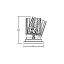 Brumberg LED System-Einbaustrahler COUPLED, 500mA, 9.4W 1800-3000K 920lm 34°, CRi >90, dim2warm, Weiß