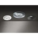 Brumberg recessed luminaire OLENI-R / PHASE DIM 830 swivelling IP20, white matt dimmable 6,7W 570lm 3000K 38° CRI >80