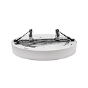 Brumberg LED Panel EVIE MINI, Aufbau/Einbau, IP44 IK03, Ø 18cm, DA 6-16cm, 6-12W 3000/4000K 1480lm 106°, schaltbar, weiß
