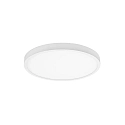 LED Panel EVIE MAXI, Aufbau/Einbau, IP44 IK03, Ø 30cm, DA 10-28cm, 12-24W 3000/4000K 3000lm 107°, schaltbar, weiß