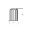 Brumberg LED Reflektor-Einsatz MR16, Ø 5.1cm / L 7cm, 350mA, IP20, 350mA, Plug&Play, dimmbar, 12W 2700K 1120lm 38°
