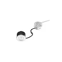 LED Modul MR16 mit Linsenoptik Set, 50°, 6,9W, 350mA, 34mm, 3CCT, IP20, DALI dimmbar, inkl. Rundkonverter