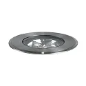 LED Bodeneinbauleuchte HYBRIDE FLAT, V4A, IP67 IK08, 24V DC, 12W 3000K 890lm 30°, befahrbar bis 1t
