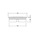 Brumberg LED Bodeneinbauleuchte HYBRIDE FLAT, V4A, IP67 IK08, 24V DC, 12W 3000K 890lm 30°, befahrbar bis 1t