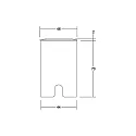 Brumberg LED in-ground luminaire HYBRIDE MINI, ring, V4A, IP65, 24V DC, 1.4W 3000K 3lm 100°, stainless steel