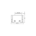 Brumberg LED Boden-Einbauleuchte LANKO-S, IP67 IK08, 230V AC, schaltbar, schwenkbar, V4A, schwarz, 10x10cm, 4W 3000K 30°
