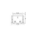 Brumberg LED Boden-Einbauleuchte LANKO-S, IP67 IK08, 230V AC, schaltbar, schwenkbar, V4A, schwarz, 13.5x13.5cm, 8W 3000K 30°