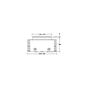Brumberg LED Boden-Einbauleuchte LANKO-S, IP67 IK08, 230V AC, schaltbar, schwenkbar, V4A, schwarz, 17x17cm, 12W 3000K 30°
